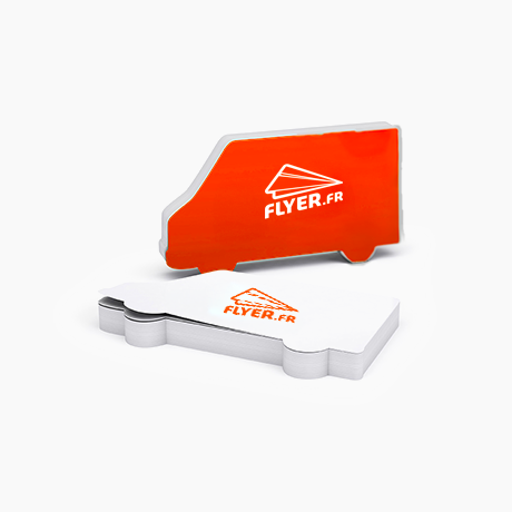 Bloc-notes adhésifs avec formes spéciales